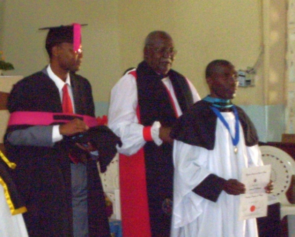 Graduation of TEE Students at St Mary's, Odibo, on 18 May 2013, Bishop Shihala Hamupembe presiding
