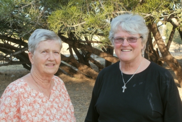 Nancy Robson and Val Hayes at Odibo May 2013
