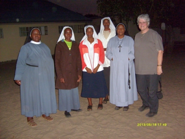 Two sisters from the Community of the Holy Namie in Lesotho who have been helping to establish an Anglican sisterhood in Ovamboland